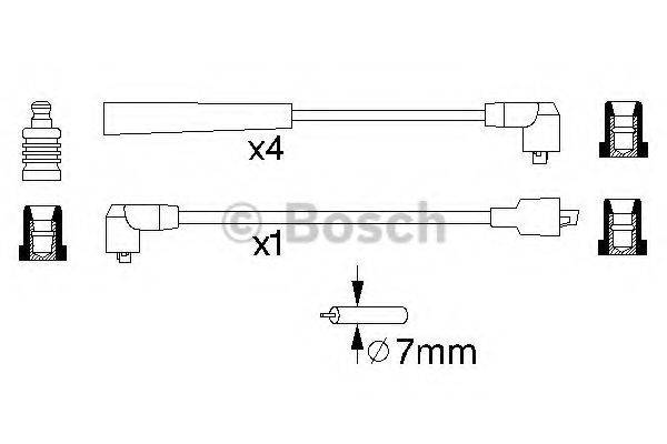 FACET 49186 Комплект дротів запалювання