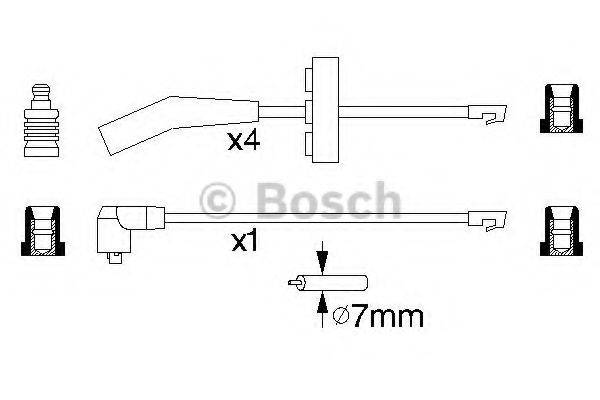 FACET 8376 Комплект дротів запалювання
