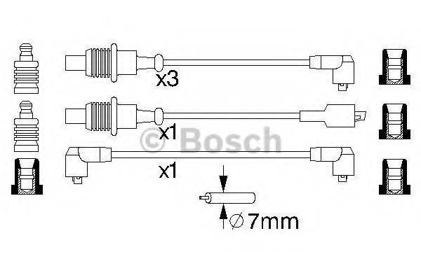 FACET 48778 Комплект дротів запалювання