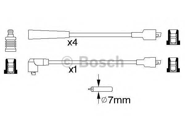 FACET 8339 Комплект дротів запалювання