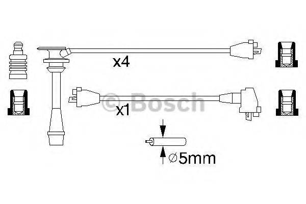 BREMI 500124 Комплект дротів запалювання
