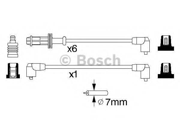 FACET 48683 Комплект дротів запалювання