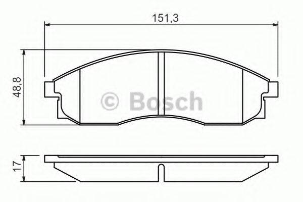 RAICAM 490.0 Комплект гальмівних колодок, дискове гальмо