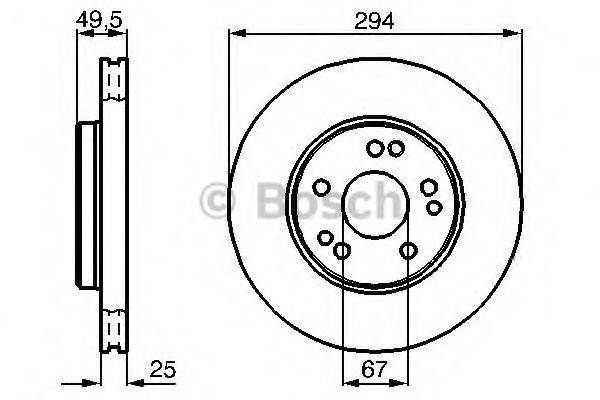 LUCAS ELECTRICAL DF2749 гальмівний диск
