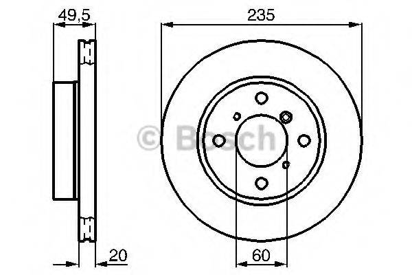 LUCAS ELECTRICAL DF4117 гальмівний диск
