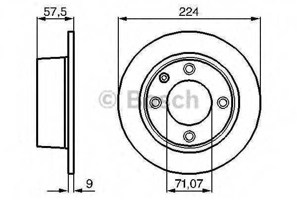 LUCAS ELECTRICAL DF1122 гальмівний диск