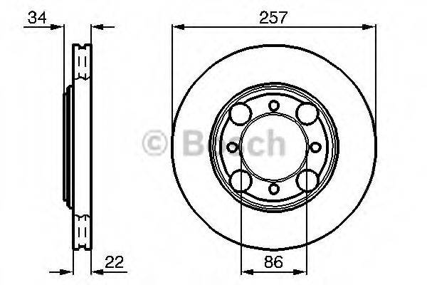 LUCAS ELECTRICAL DF1428 гальмівний диск