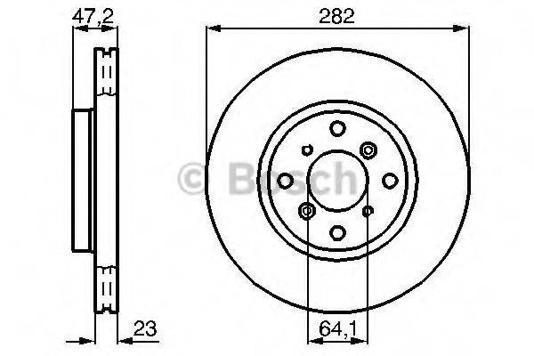 LUCAS ELECTRICAL DF3113 гальмівний диск