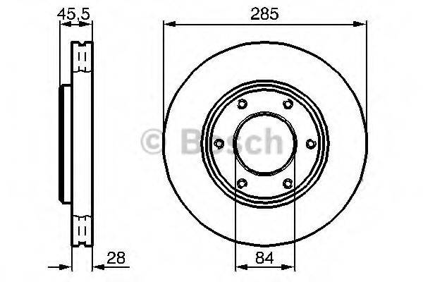 LUCAS ELECTRICAL DF4116 гальмівний диск