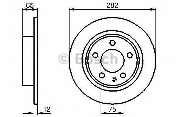BOSCH BD790 гальмівний диск