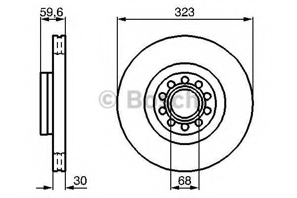 LUCAS ELECTRICAL DF4209S гальмівний диск