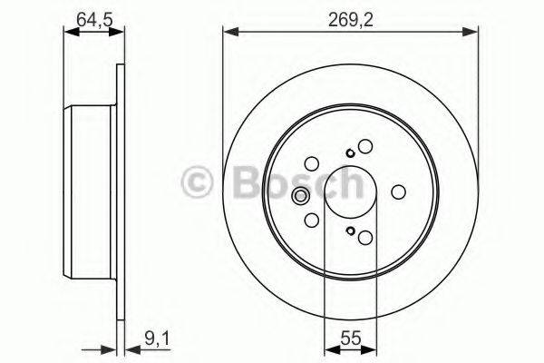 LUCAS ELECTRICAL 600913 гальмівний диск