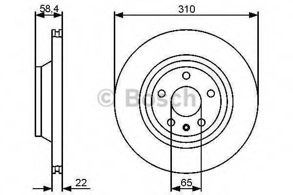 LUCAS ELECTRICAL DF 4785 гальмівний диск