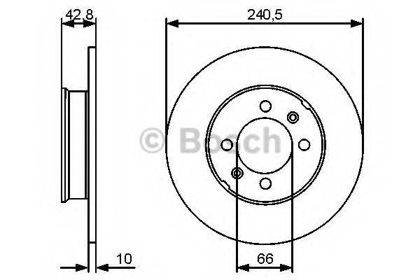 BOSCH BD1332 гальмівний диск