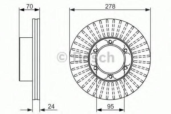 LUCAS ELECTRICAL DF1012 гальмівний диск