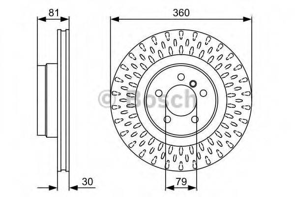 BOSCH BD1401 гальмівний диск