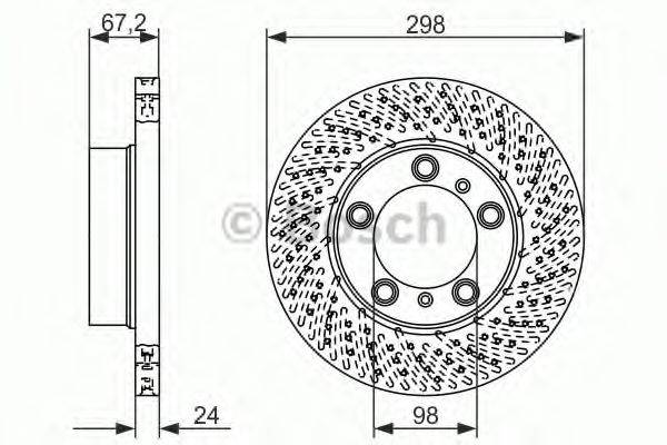 LUCAS ELECTRICAL DF 6483S гальмівний диск