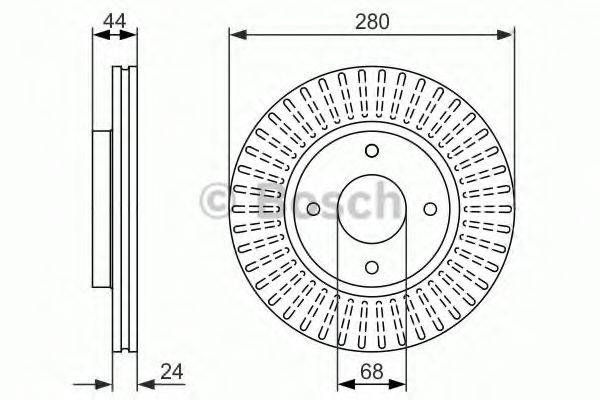 LUCAS ELECTRICAL DF 6142 гальмівний диск