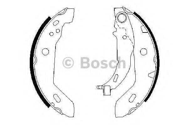 BOSCH BS811 Комплект гальмівних колодок