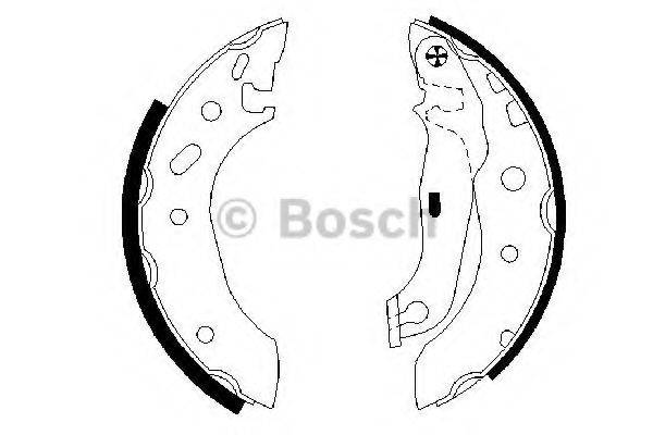 BOSCH BS838 Комплект гальмівних колодок