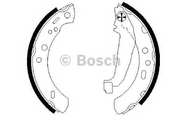 BOSCH BS842 Комплект гальмівних колодок