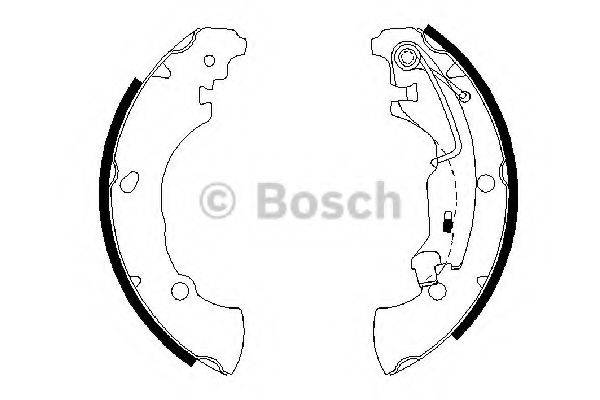 BOSCH BS890 Комплект гальмівних колодок