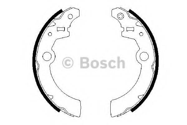 BOSCH BS895 Комплект гальмівних колодок
