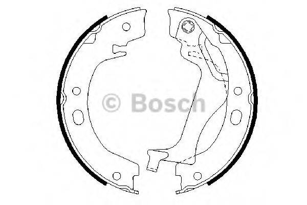 TOYOTA 04495-02180 Комплект гальмівних колодок