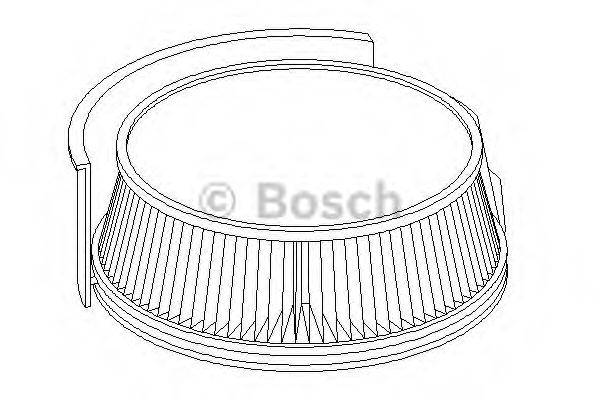 BOSCH A 444 Фільтр, повітря у внутрішньому просторі