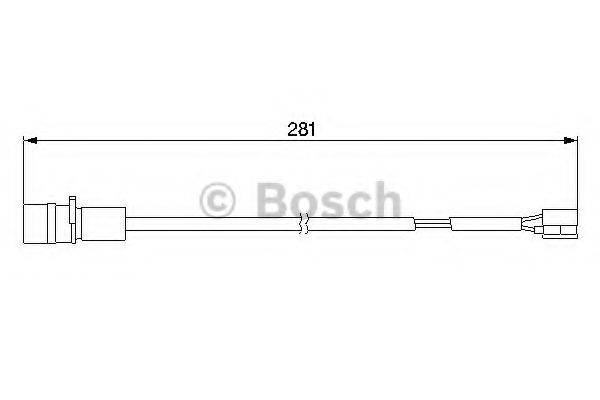 BOSCH AP182 Сигналізатор, знос гальмівних колодок