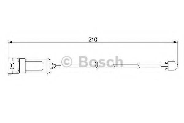 BOSCH 939 Сигналізатор, знос гальмівних колодок