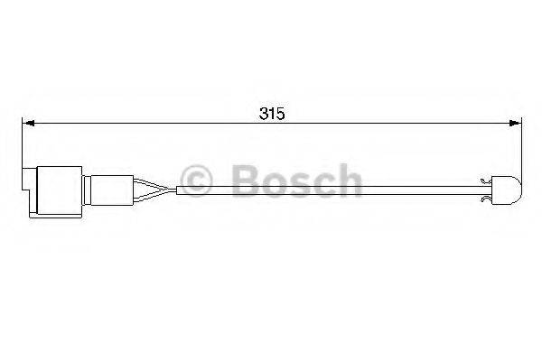 BOSCH 951 Сигналізатор, знос гальмівних колодок