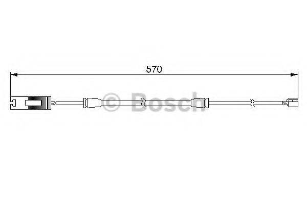 BOSCH 954 Сигналізатор, знос гальмівних колодок