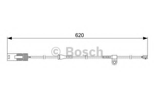 BOSCH 955 Сигналізатор, знос гальмівних колодок