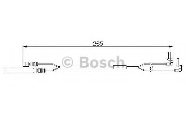 BOSCH 967 Сигналізатор, знос гальмівних колодок