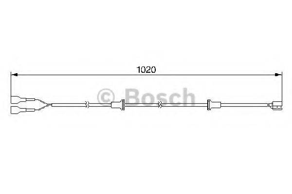 BOSCH 976 Сигналізатор, знос гальмівних колодок