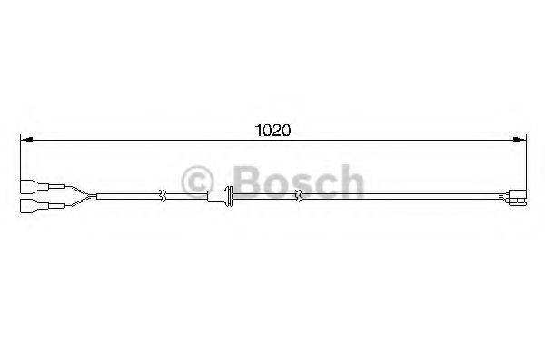 BOSCH 980 Сигналізатор, знос гальмівних колодок