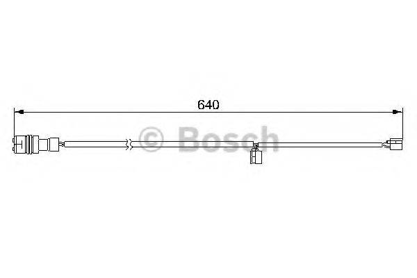BOSCH 982 Сигналізатор, знос гальмівних колодок