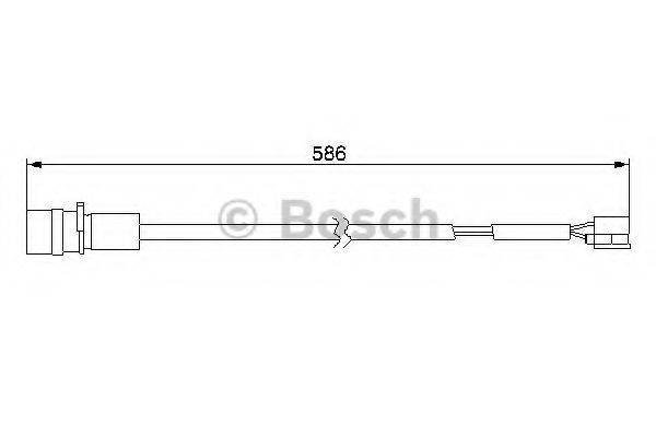 BOSCH 985 Сигналізатор, знос гальмівних колодок