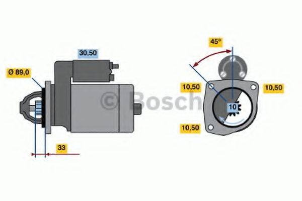 PERKINS 2873D306 Стартер