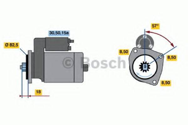 BOSCH 1057 Стартер