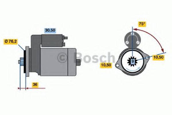 BOSCH 1058 Стартер