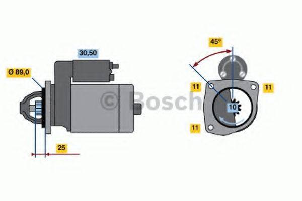 BOSCH 1096 Стартер