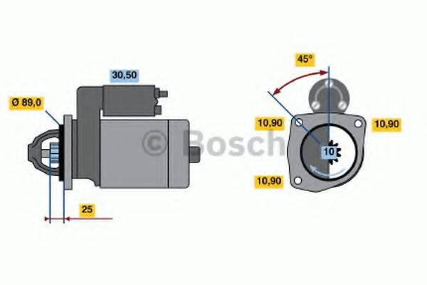BOSCH 1097 Стартер