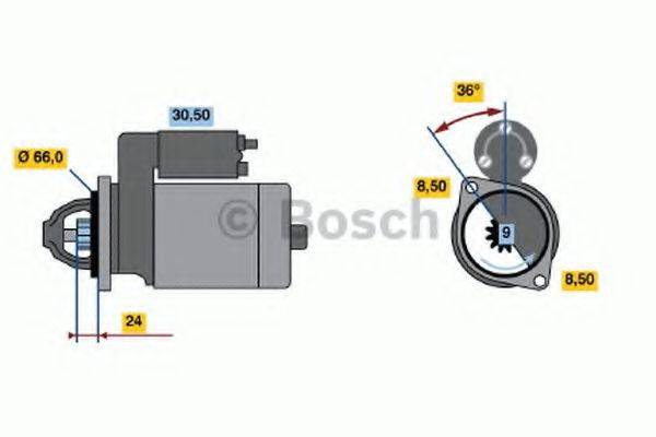 BOSCH 1167 Стартер