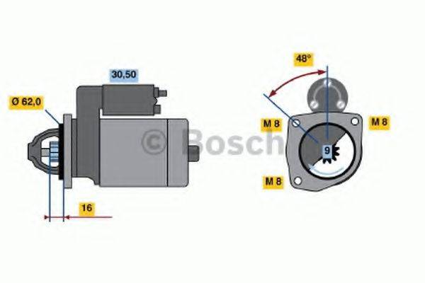 BOSCH 1471 Стартер