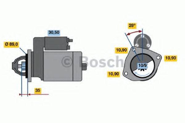 BOSCH 1243 Стартер
