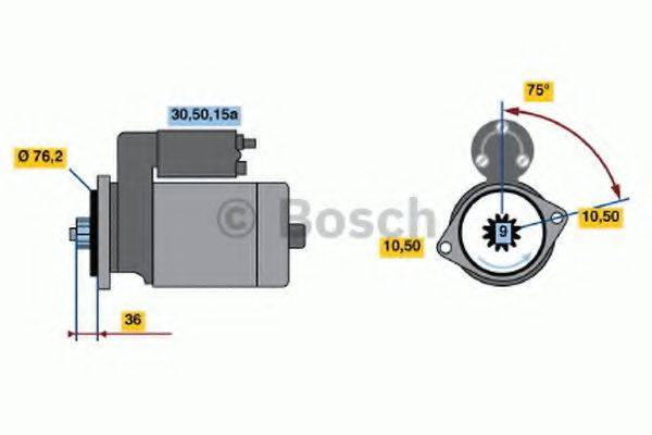 BOSCH 1266 Стартер