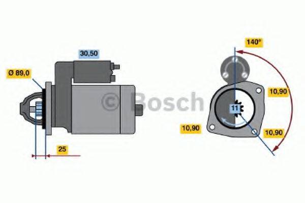 BOSCH 1729 Стартер