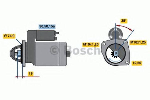 BOSCH 1350 Стартер